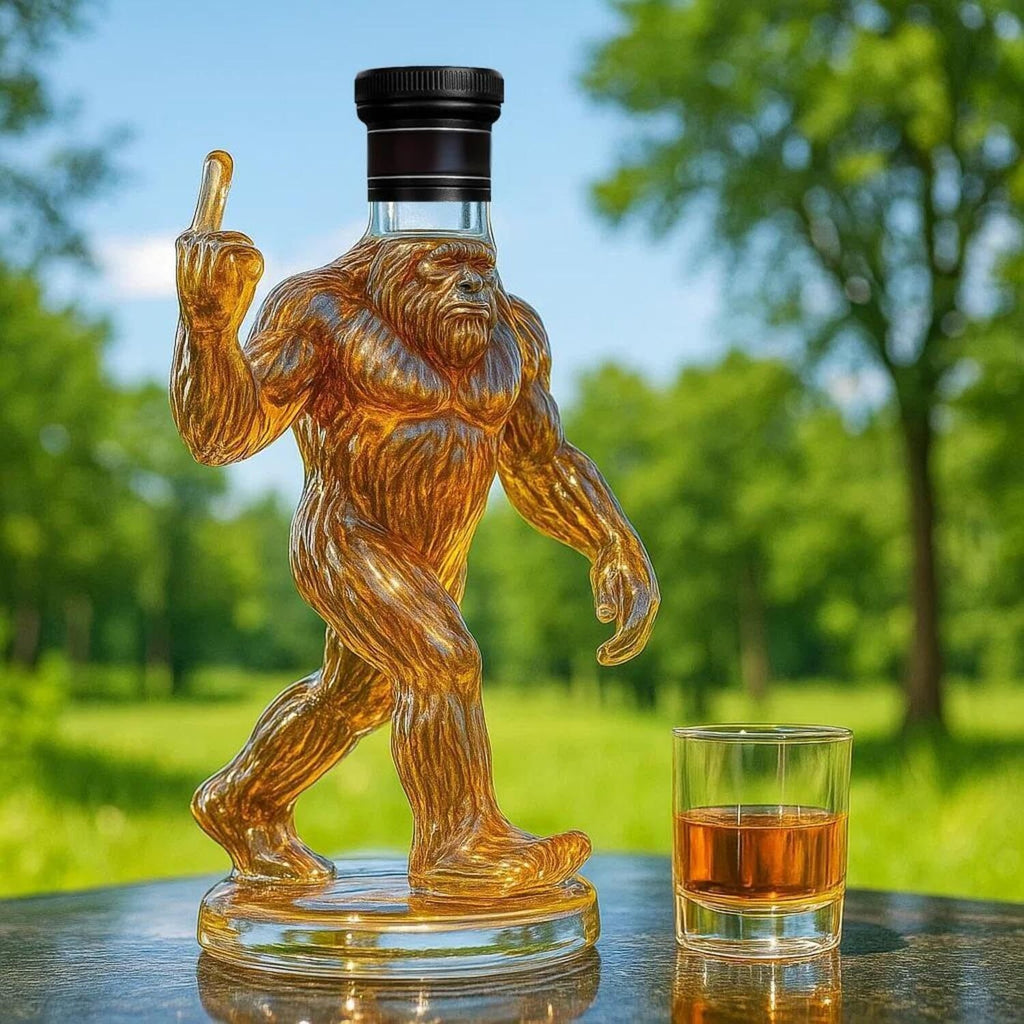 Funny Bigfoot Finger Bottle