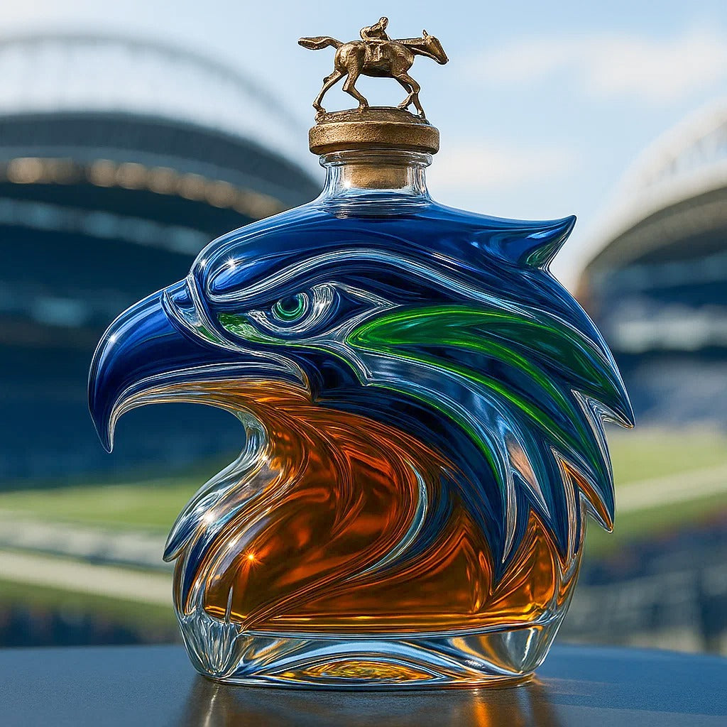 Eagle Hawk Decorative Whiskey Decanter / Empty Whiskey Bottle