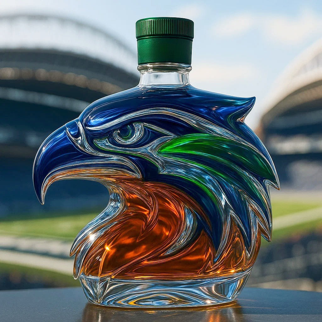 Eagle Hawk Decorative Whiskey Decanter / Empty Whiskey Bottle