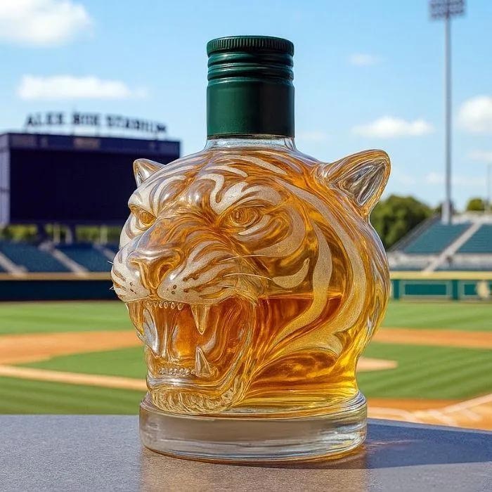 2026 Tigers Head Empty Whiskey Bottle