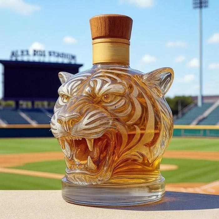 2026 Tigers Head Empty Whiskey Bottle
