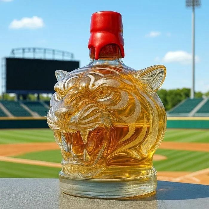 2026 Tigers Head Empty Whiskey Bottle