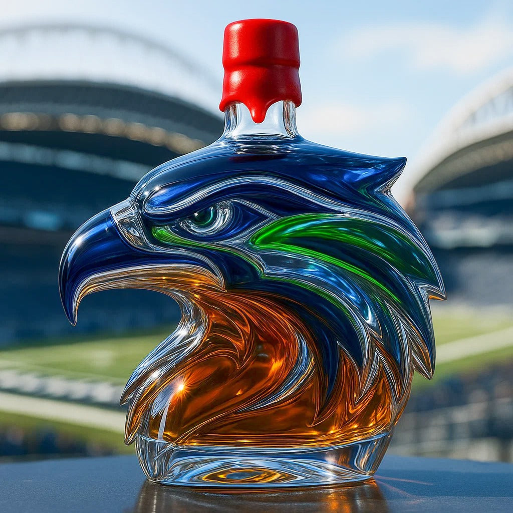 Eagle Hawk Decorative Whiskey Decanter / Empty Whiskey Bottle