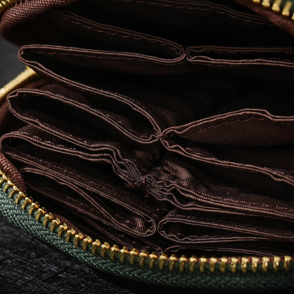 Oiled Cowhide Jewelry Pouch