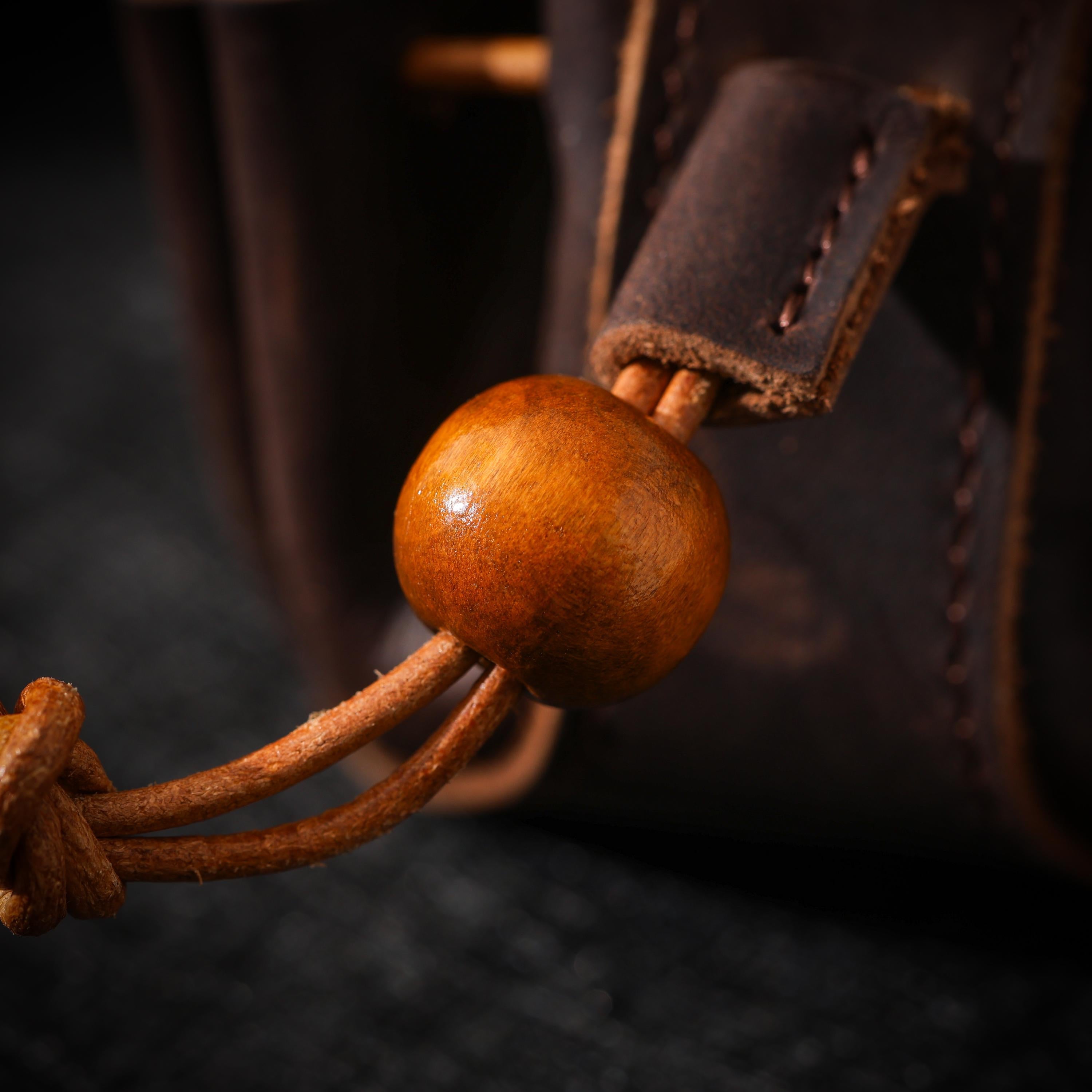Oiled Cowhide Mini Jewelry Pouch