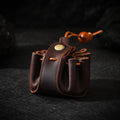 Oiled Cowhide Mini Jewelry Pouch