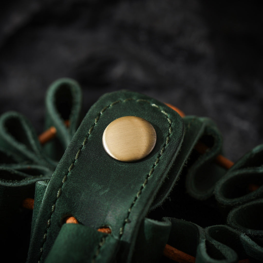 Oiled Cowhide Mini Jewelry Pouch