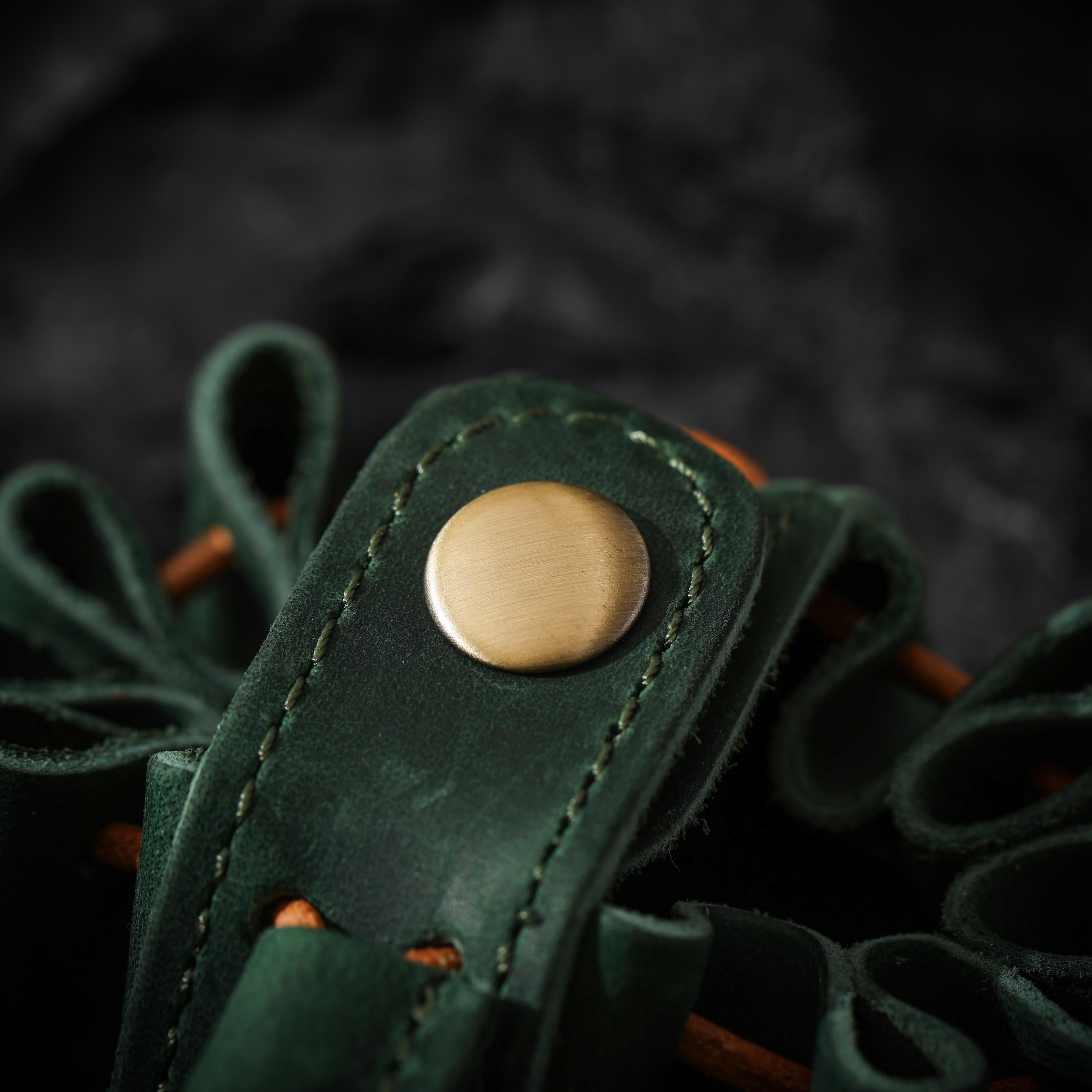 Oiled Cowhide Mini Jewelry Pouch