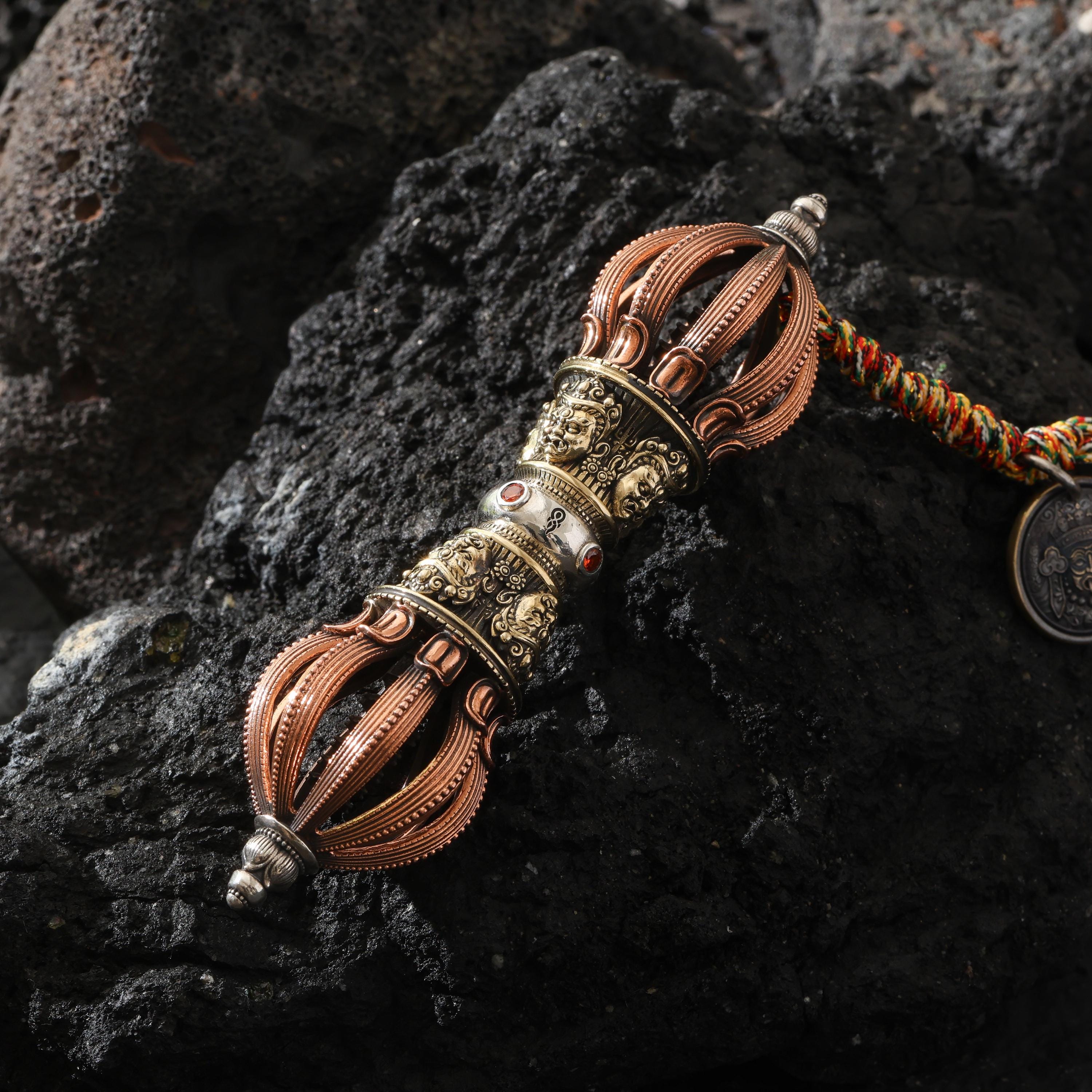Large Tibetan Vajra Handheld Talisman