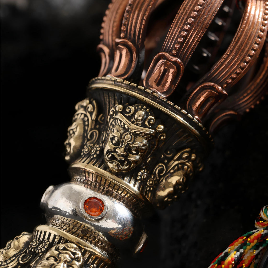 Large Tibetan Vajra Handheld Talisman