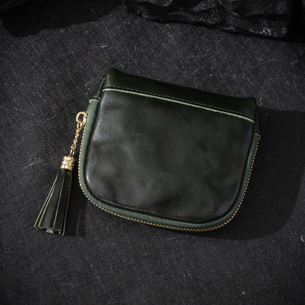 Oiled Cowhide Jewelry Pouch
