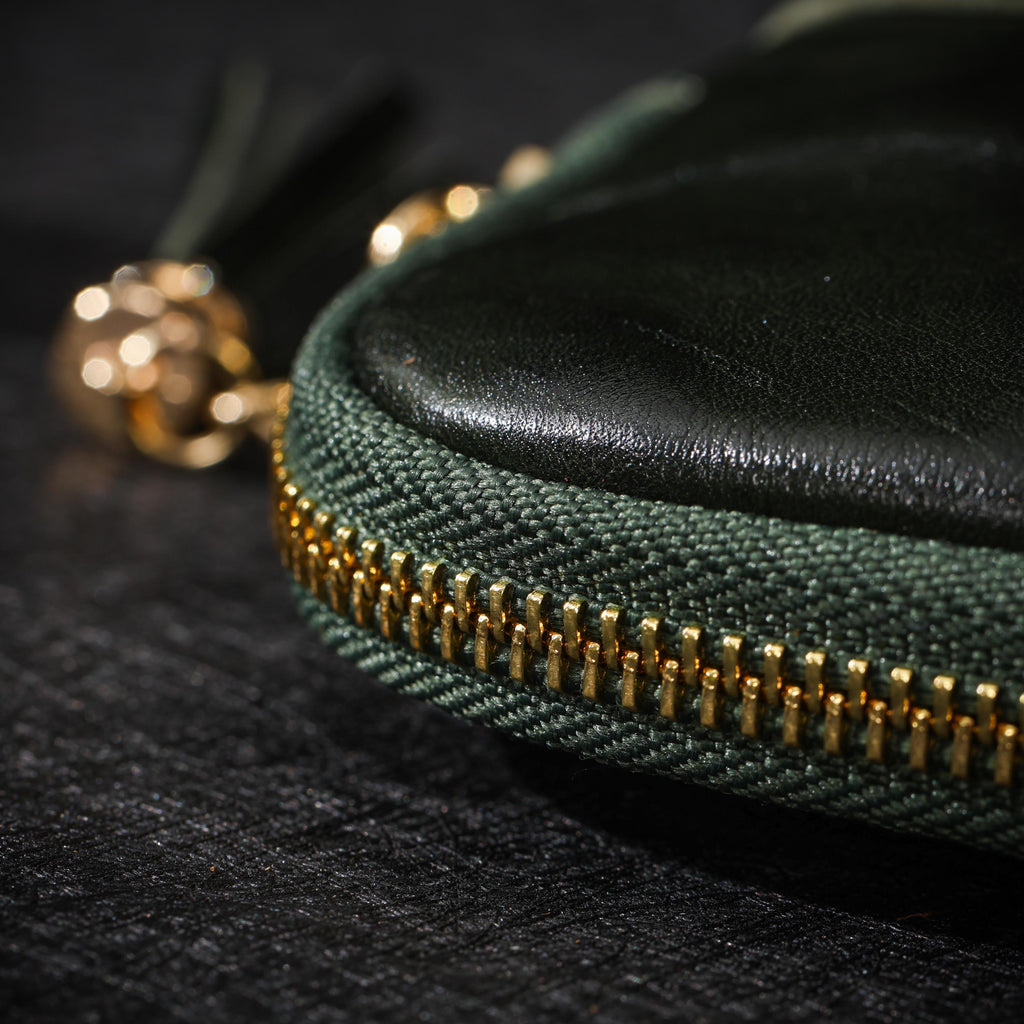 Oiled Cowhide Jewelry Pouch