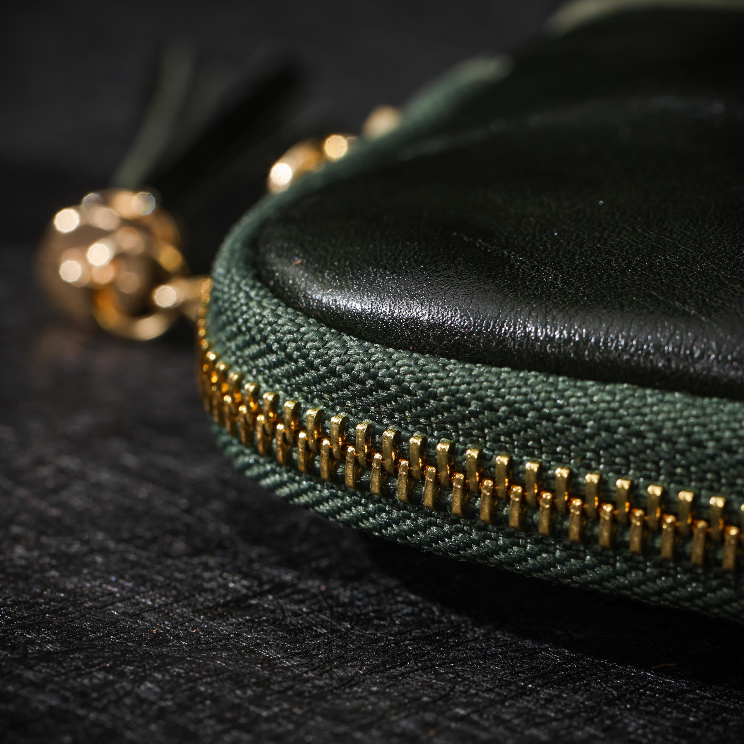 Oiled Cowhide Jewelry Pouch