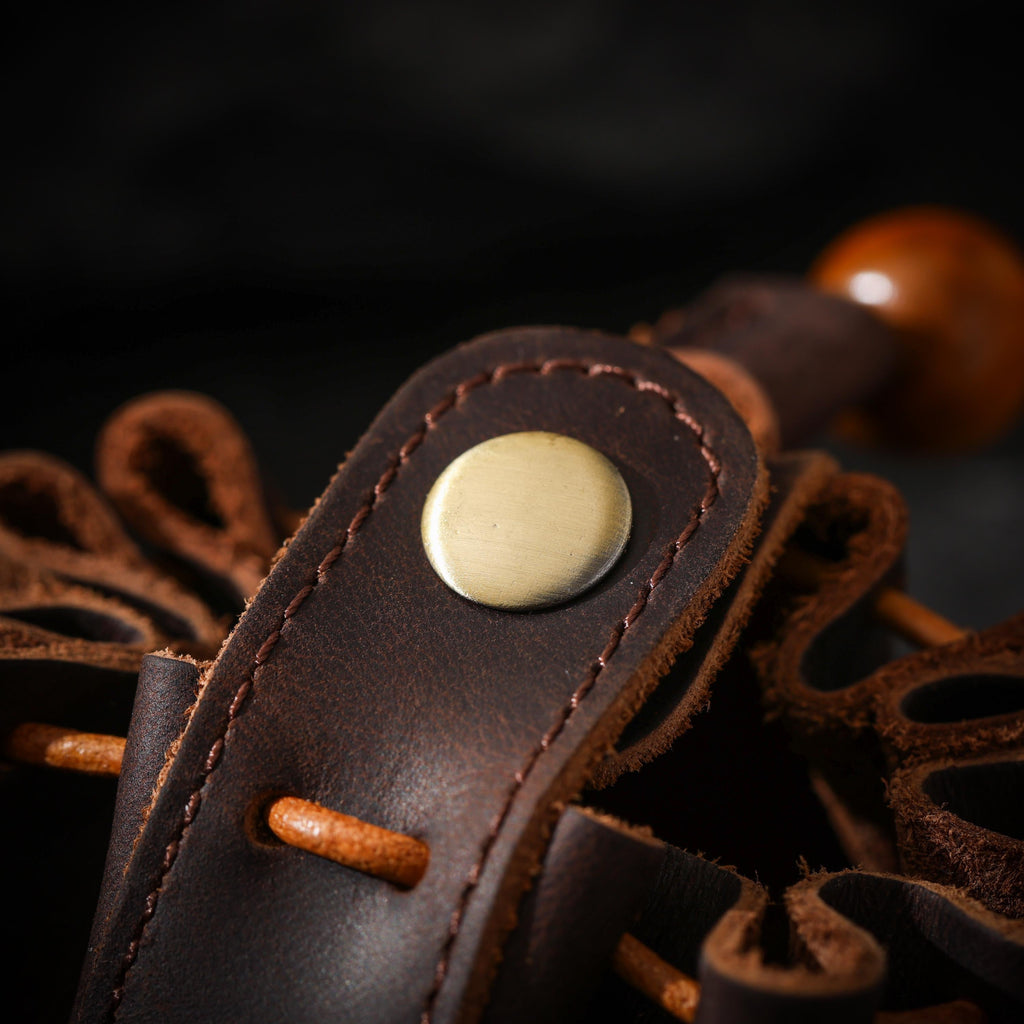 Oiled Cowhide Mini Jewelry Pouch