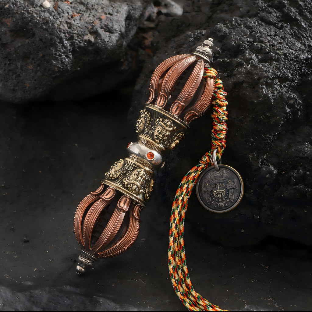 Large Tibetan Vajra Handheld Talisman