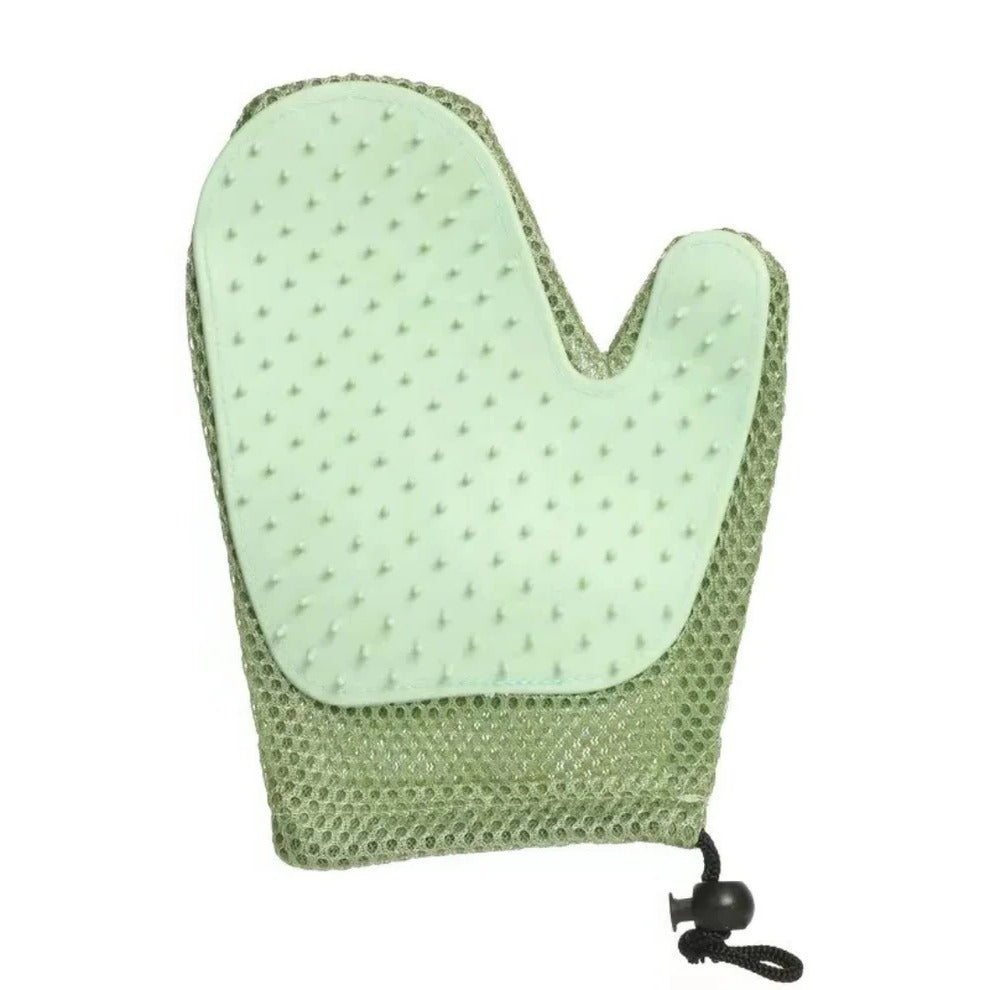 2 in 1 cat glove for grooming