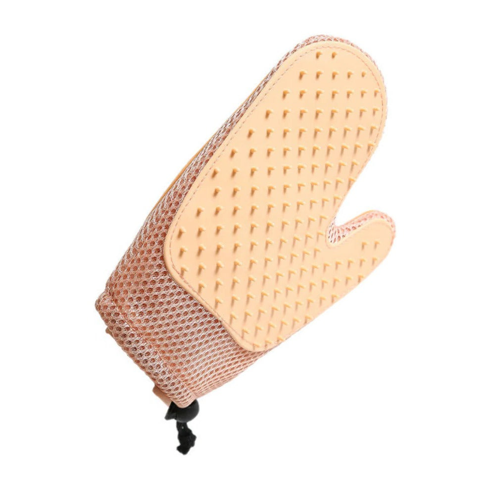 2 in 1 cat glove for grooming